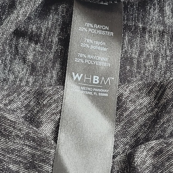 WHBM Small Ladies NEW Silver Tank VNeck - Picture 3 of 6